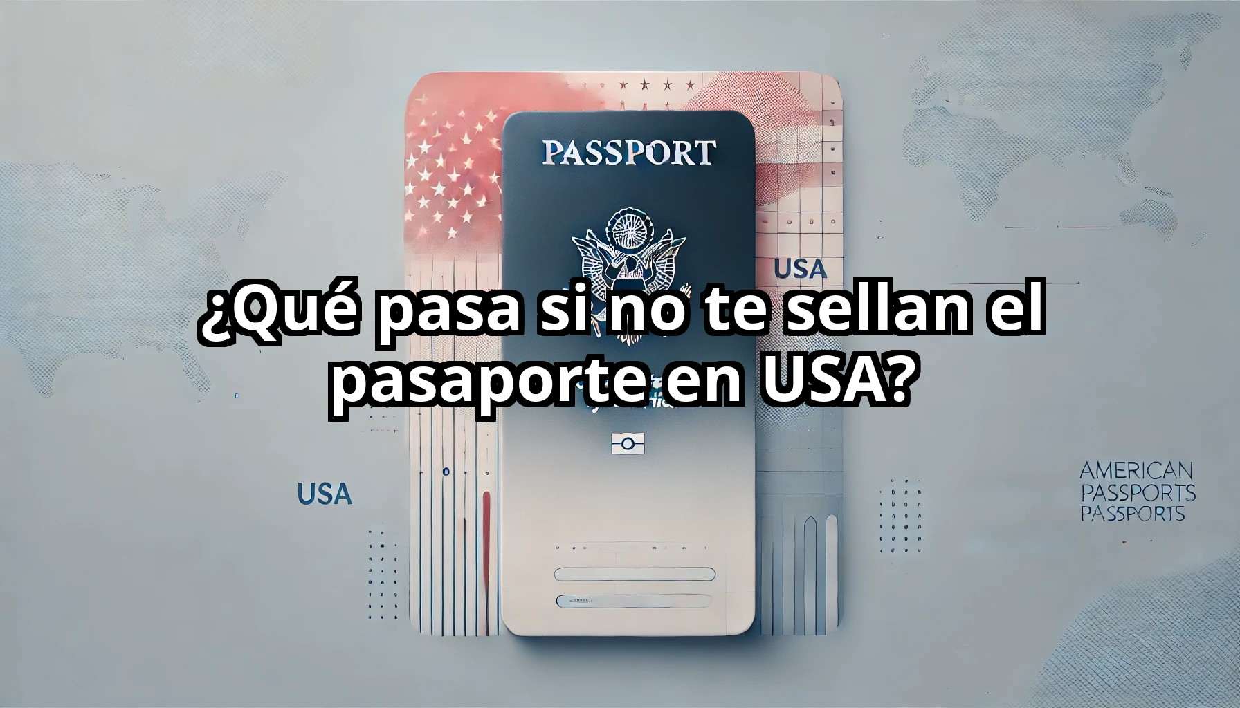 ¿Que pasa si no te sellan el pasaporte en USA